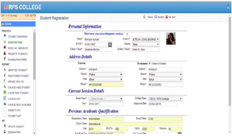 Student Registration